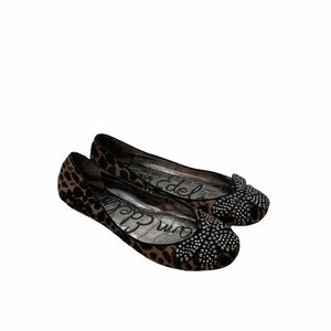 Sam Edelman | Women's Shoes | Flats | Animal Print | Studded | Charleen | 6.5M